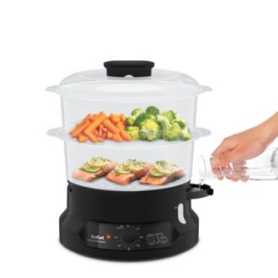 Tefal New Minicompact Steamer 2 Tier 6L VC1398